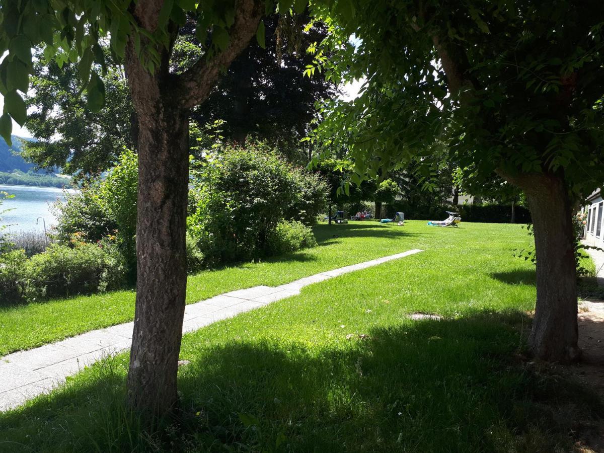 Maren Seeblick Appartement Haus Haensel&Gretel Direkt Am Ossiacher See Mit Hallenbad Stiegl Εξωτερικό φωτογραφία