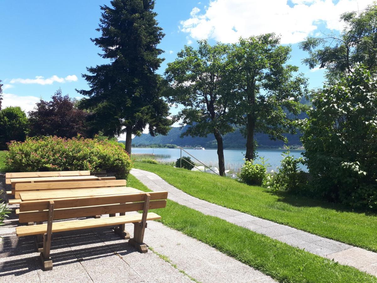 Maren Seeblick Appartement Haus Haensel&Gretel Direkt Am Ossiacher See Mit Hallenbad Stiegl Εξωτερικό φωτογραφία